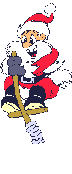 SANTA CLAUS SALTANDO