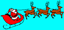 PAPA NOEL Y SU TRINEO